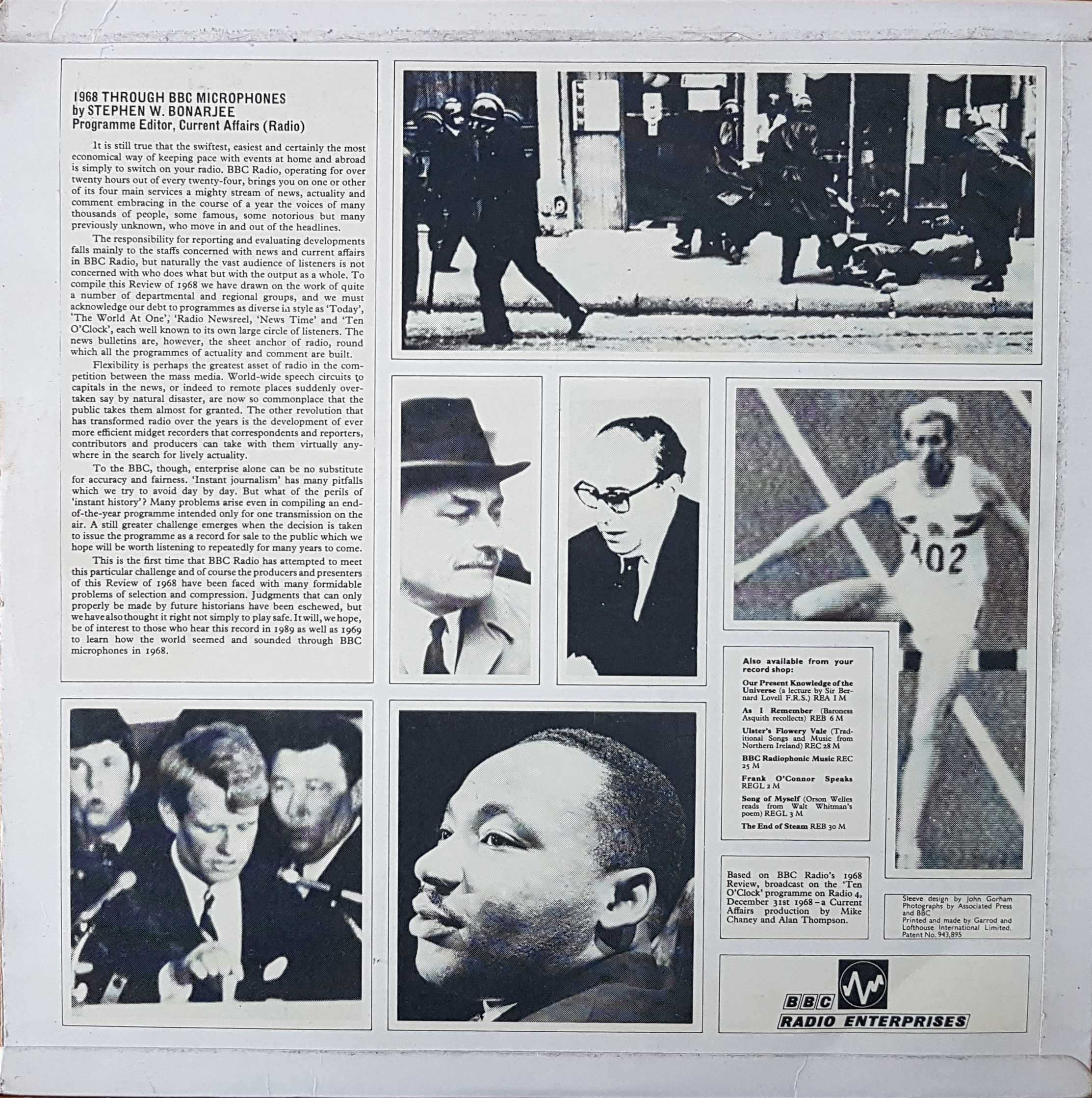 Picture of REB 37 The BBC review of '68 by artist Various from the BBC records and Tapes library